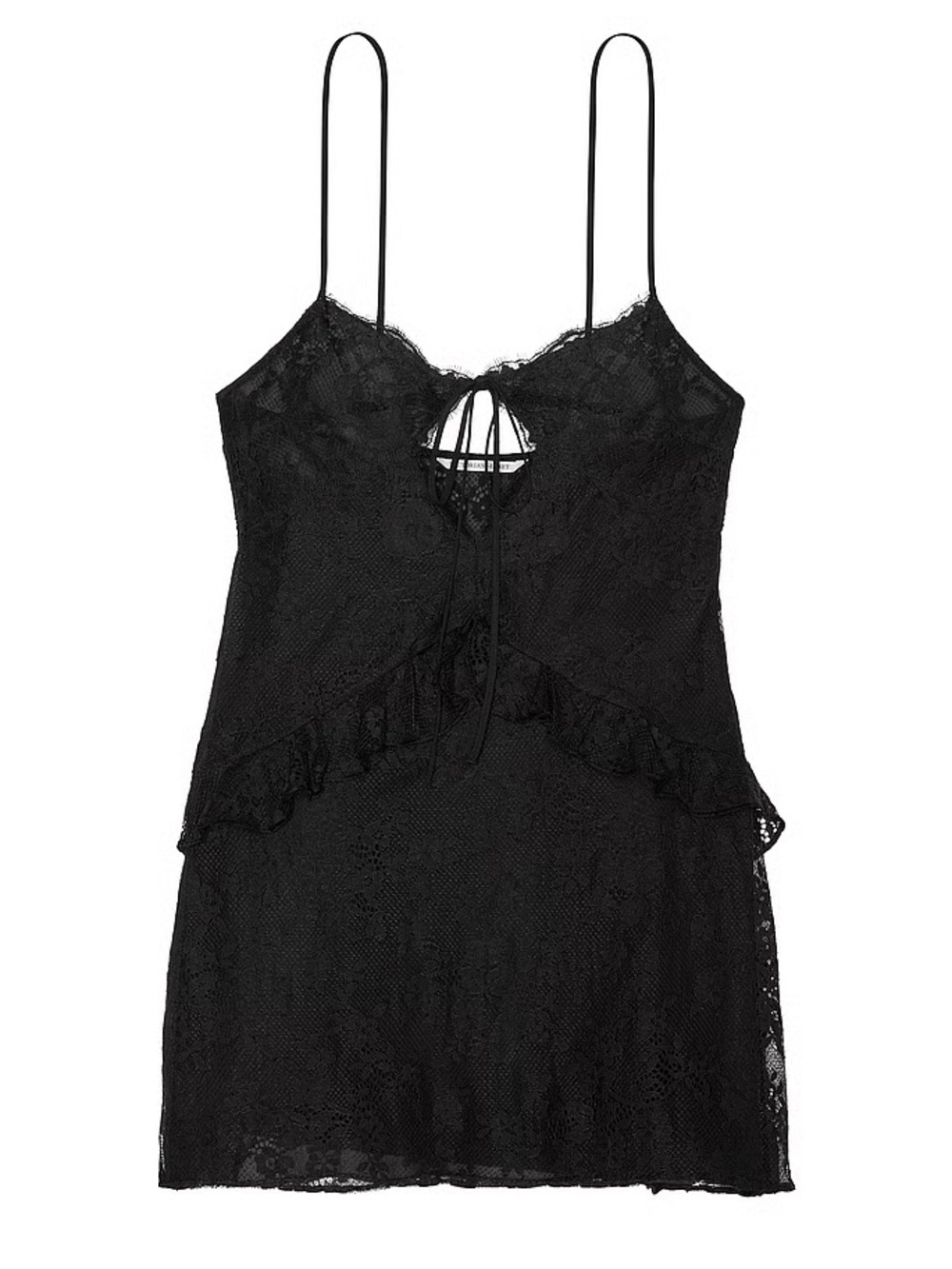 Victoria's Secret Dare to Dream Lace Flounce Mini Slip Dress